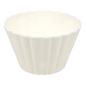 Μπολ Πλαστικό Κυματιστό Off White 125 ml