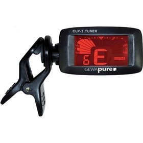 Gewa Χρωματικό Κουρδιστήρι Clip-1 σε Μαύρο Χρώμα