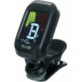 Boss Χρωματικό Κουρδιστήρι TU-02 Clip Tuner σε Μαύρο Χρώμα