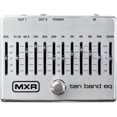 MXR Πετάλι Equalizer Ηλεκτρικής Κιθάρας και Ηλεκτρικού Μπάσου M-108S 10 Band Equalizer