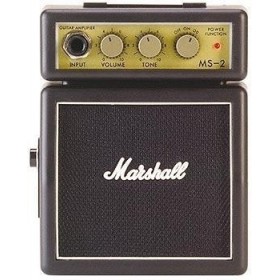 Marshall MS-2 Mini Ενισχυτής Ηλεκτρικής Κιθάρας 1 x 2" 1W Μαύρος