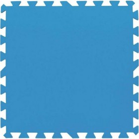 Bestway Σετ Προστατευτικό Πάτωμα Πισίνας Μπλε 50x50x0.4cm 8τμχ Bestway Σετ Προστατευτικό Πάτωμα Πισίνας Μπλε 50x50x0.4cm 8τμχ