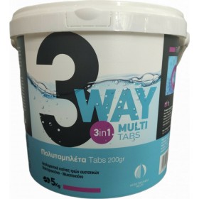 Water Treatment Hellas Πολυταμπλέτες Καθαρισμού Πισίνας 3in1 5kg Water Treatment Hellas Πολυταμπλέτες Καθαρισμού Πισίνας 3in1 5kg