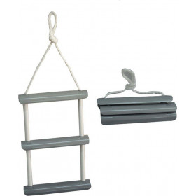 Eval Σκάλα Σχοινένια με 5 Αντιγλυστρικά Σκαλοπάτια 128.5cm 04586-5