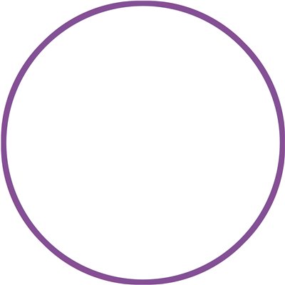 "Χούλα Χουπ HQ 80cm - Φ19mm - 330gr