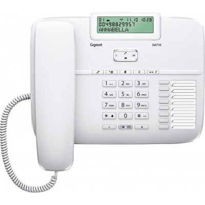 Gigaset DA710 Ενσύρματο Τηλέφωνο Γραφείου Λευκό