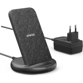 Anker Wireless Charging Pad (Qi) Μαύρο (Powerwave II Stand)