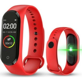 M4 Activity Tracker με Παλμογράφο Κόκκινο M4 Activity Tracker με Παλμογράφο Κόκκινο