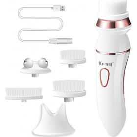 Συσκευή καθαρισμού και απολέπισης προσώπου - KM-7204 - Kemei