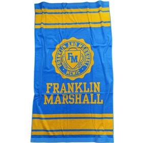 Franklin & Marshall Πετσέτα Θαλάσσης 180x80cm Nets Blue Franklin & Marshall Πετσέτα Θαλάσσης 180x80cm Nets Blue