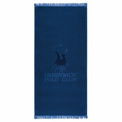 Greenwich Polo Club Πετσέτα Θαλάσσης σε Μπλε χρώμα 190x90cm