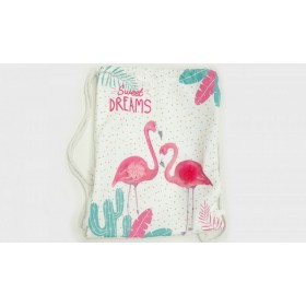 Paperpack Net Παιδική Τσάντα Πουγκί Flamingo ΛευκήΚωδικός: 0621224 