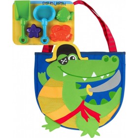 Stephen Joseph Παιδική Τσάντα Θαλάσσης Alligator Pirate ΠράσινηΚωδικός: SJ100354B  Stephen Joseph Παιδική Τσάντα Θαλάσσης Alligator Pirate ΠράσινηΚωδικός: SJ100354B