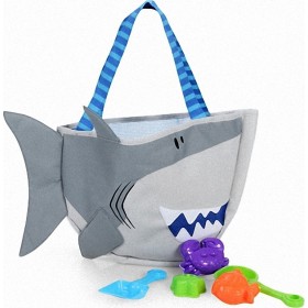 Stephen Joseph Παιδική Τσάντα Θαλάσσης Shark ΓκριΚωδικός: SJ100380  Stephen Joseph Παιδική Τσάντα Θαλάσσης Shark ΓκριΚωδικός: SJ100380