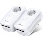 TP-LINK TL-PA8030P KIT v3 Powerline Διπλό για Ενσύρματη Σύνδεση με Passthrough Πρίζα και 3 Θύρες Ethernet