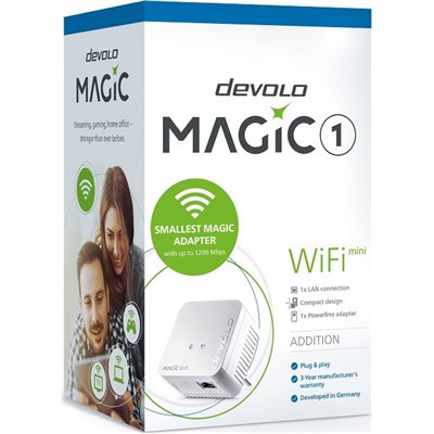 Devolo Magic 1 WiFi Mini Powerline για Ασύρματη Σύνδεση Wi‑Fi 4 και Θύρα Ethernet