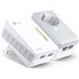 TP-LINK TL-WPA4226KIT v5 Powerline Διπλό για Ασύρματη Σύνδεση Wi‑Fi 4 με Passthrough Πρίζα και 2 Θύρες Ethernet