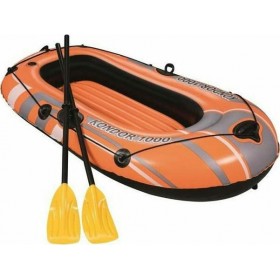 Bestway Φουσκωτή Βάρκα Condor 1000 για 1 Άτομο με Κουπιά 155x93cmΚωδικός: 61078  Bestway Φουσκωτή Βάρκα Condor 1000 για 1 Άτομο με Κουπιά 155x93cmΚωδικός: 61078