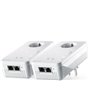 Devolo Mesh WiFi 2 Powerline Διπλού Kit για Ασύρματη Σύνδεση Wi‑Fi 5 με Passthrough Πρίζα και 2 Θύρες Gigabit Ethernet