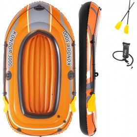 Bestway Φουσκωτή Βάρκα Kondor 3000 3 Ατόμων 242cmΚωδικός: 15609  Bestway Φουσκωτή Βάρκα Kondor 3000 3 Ατόμων 242cmΚωδικός: 15609