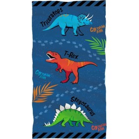 Moses Παιδική Πετσέτα Θαλάσσης Μαγική Δεινόσαυρος 30x60 εκ. σε Μπλε χρώμα