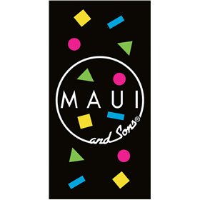 Maui & Sons 5830 Παιδική Πετσέτα Θαλάσσης 75x150cm σε Μαύρο χρώμα Maui & Sons 5830 Παιδική Πετσέτα Θαλάσσης 75x150cm σε Μαύρο χρώμα
