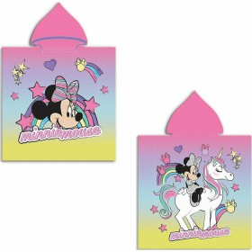 Dimcol Minnie Παιδικό Πόντσο Θαλάσσης 46 50x100cm σε Ροζ χρώμα Dimcol Minnie Παιδικό Πόντσο Θαλάσσης 46 50x100cm σε Ροζ χρώμα