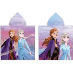 Dimcol Frozen Παιδικό Πόντσο Θαλάσσης 20 50x100cm σε Ροζ χρώμα Dimcol Frozen Παιδικό Πόντσο Θαλάσσης 20 50x100cm σε Ροζ χρώμα