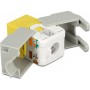 DeLock Keystone Module RJ45 jack to LSA Cat.6 UTP Yellow