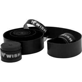 Ταινία Λαβής Ρακετών WISH Extra Overgrip Μαύρη