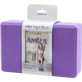 Τούβλο Yoga AMILA Brick Μωβ Τούβλο Yoga AMILA Brick Μωβ