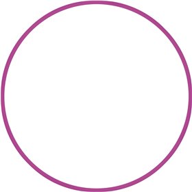 Χούλα-Χουπ 70cm - Φ19mm - 175gr, Φούξια