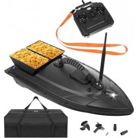 Τηλεκατευθυνόμενο Σκάφος για Ψάρεμα με 2 Δοχεία Δολώματος και Τηλεχειριστήριο