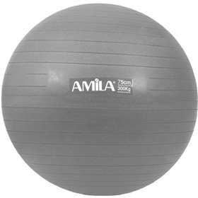 Μπάλα Γυμναστικής AMILA GYMBALL 75cm Γκρι Bulk