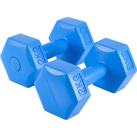 Αλτήρας Εξάγωνος Plastic Series 2,00Kg (Ζευγάρι)