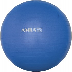 Μπάλα Γυμναστικής AMILA GYMBALL 45cm Μπλε Bulk