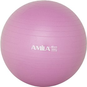 Μπάλα Γυμναστικής AMILA GYMBALL 45cm Ροζ Bulk