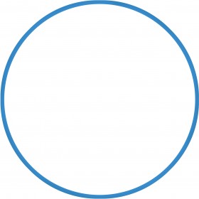 Χούλα-Χουπ 76cm - Φ18mm - 185gr, Μπλε