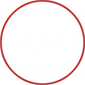 Χούλα-Χουπ 76cm - Φ18mm - 185gr, Κόκκινο