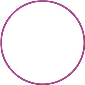 Χούλα-Χουπ 76cm - Φ18mm - 185gr, Φούξια