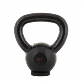 AMILA Kettlebell Cast Iron Rubber Base 4Kg AMILA Kettlebell Cast Iron Rubber Base 4Kg