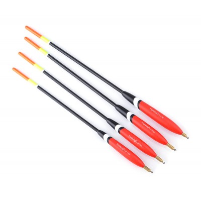 Fish King Balsa Bobber 0038 Φελλός Ψαρέματος 4τμχ Διάφορα Μεγέθη