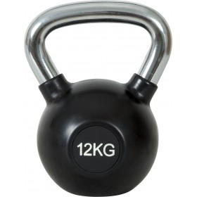 Kettlebell Rubber Cover Cr Handle 12Kg