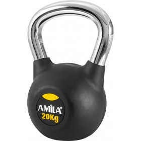 AMILA Kettlebell Rubber Cover Cr Handle 20Kg AMILA Kettlebell Rubber Cover Cr Handle 20Kg