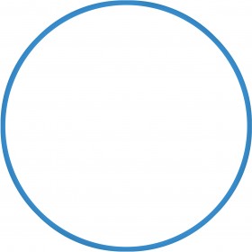 Χούλα-Χουπ 70cm - Φ19mm - 230gr, Μπλε Χούλα-Χουπ 70cm - Φ19mm - 230gr, Μπλε