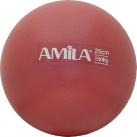 Μπάλα Γυμναστικής AMILA Pilates Ball 25cm Κόκκινη