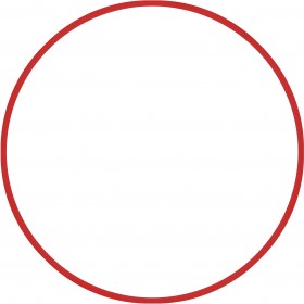 Χούλα-Χουπ HQ 70cm - Φ19mm - 280gr, Κόκκινο Χούλα-Χουπ HQ 70cm - Φ19mm - 280gr, Κόκκινο