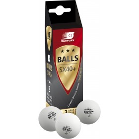 Μπαλάκια Ping Pong Sunflex SX40+ Competition PVC 3 Τεμάχια Μπαλάκια Ping Pong Sunflex SX40+ Competition PVC 3 Τεμάχια