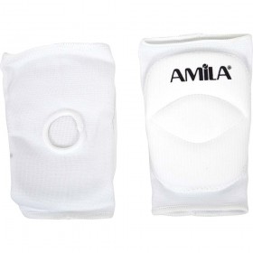 Επιγονατίδα Volley με Foam AMILA Λευκή Medium Επιγονατίδα Volley με Foam AMILA Λευκή Medium