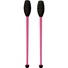 Κορίνες Ρυθμικής Γυμναστικής 45cm Μαλακές, Φούξια/Μαύρο